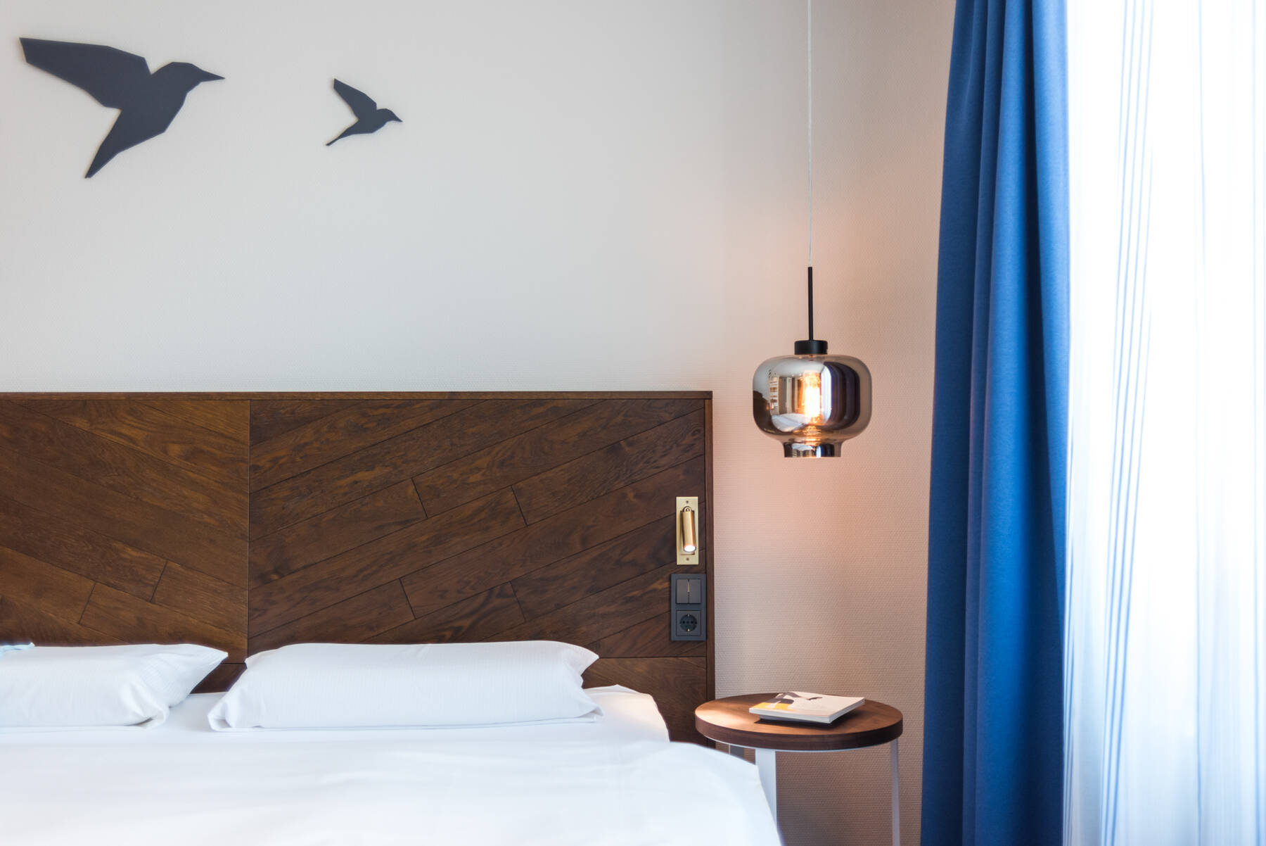Komfort-Zimmer ocean mit Doppelbett im Boutiquehotel Tides in Norden