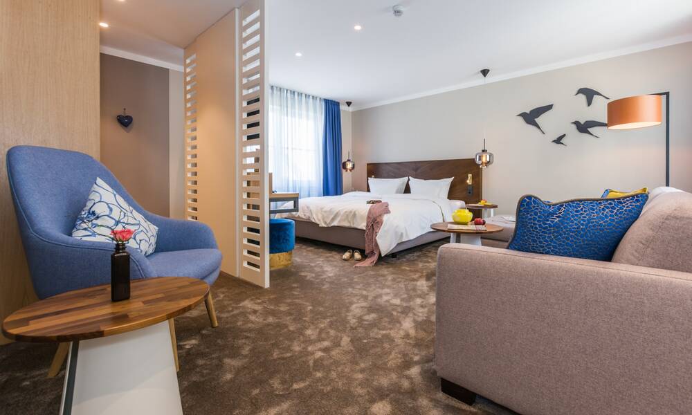 Doppelzimmer im friesischen Stil im Romantik Hotel Reichshof