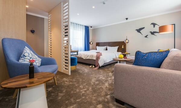 Doppelzimmer im friesischen Stil im Romantik Hotel Reichshof