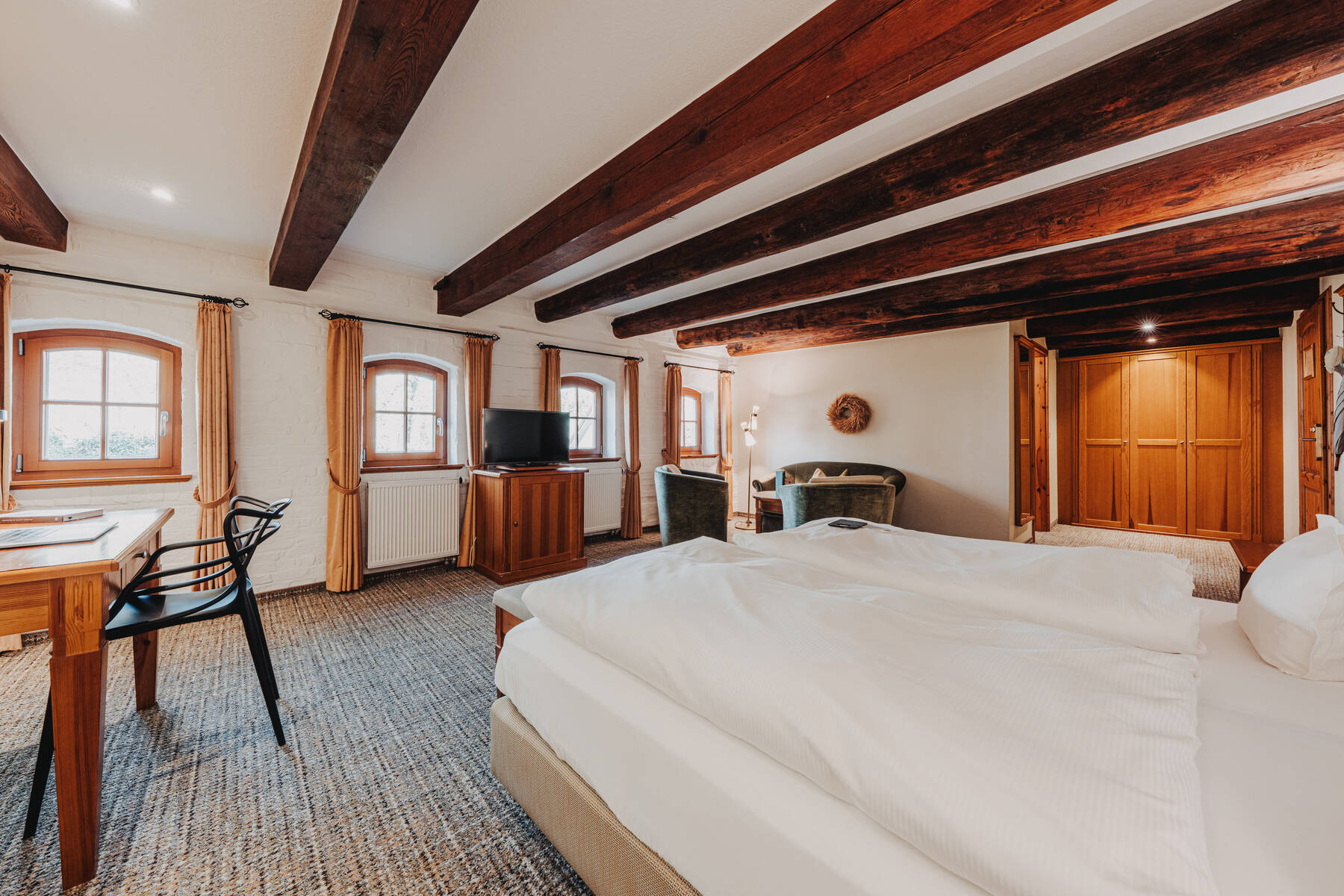 Economy-Zimmer historical mit historischem Charme im Boutiquehotel Tides Norden