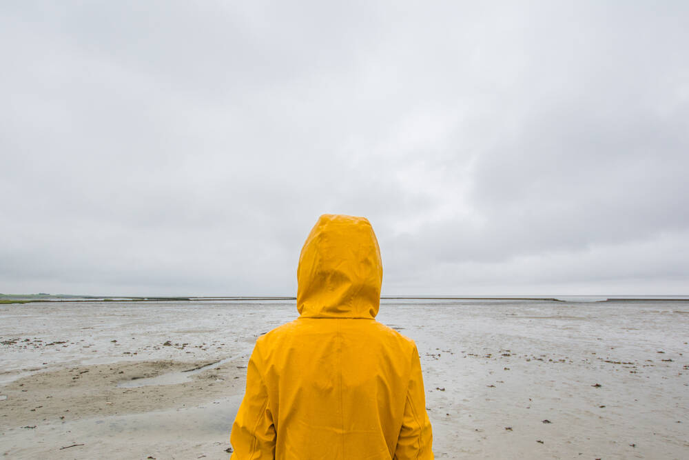 Wattenmeer an der Nordseeküste bei Norden in Ostfriesland