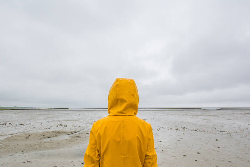 Wattenmeer an der Nordseeküste bei Norden in Ostfriesland