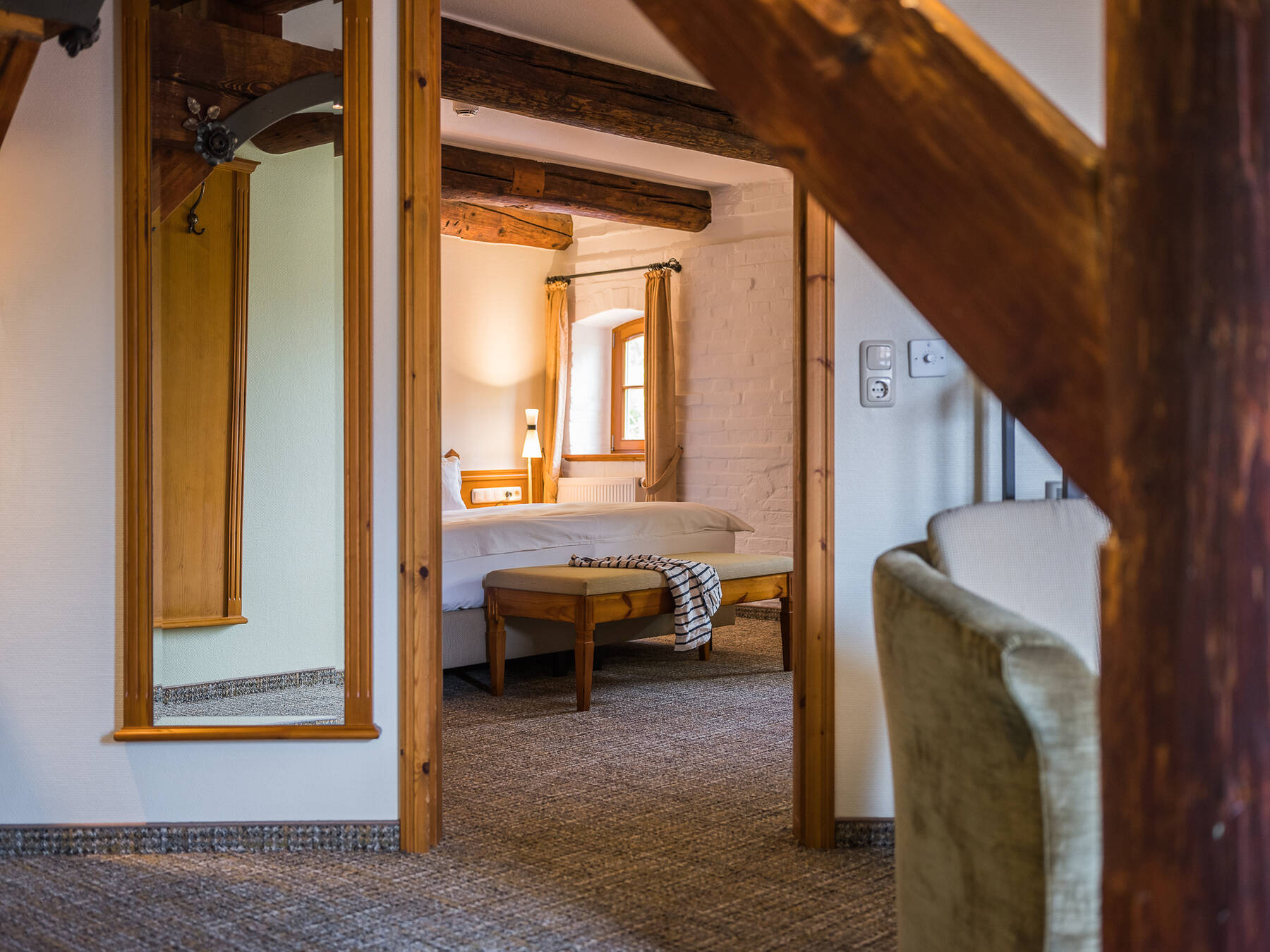 Charmante Junior-Suite historical im Boutiquehotel Tides in Norden, Ostfriesland
