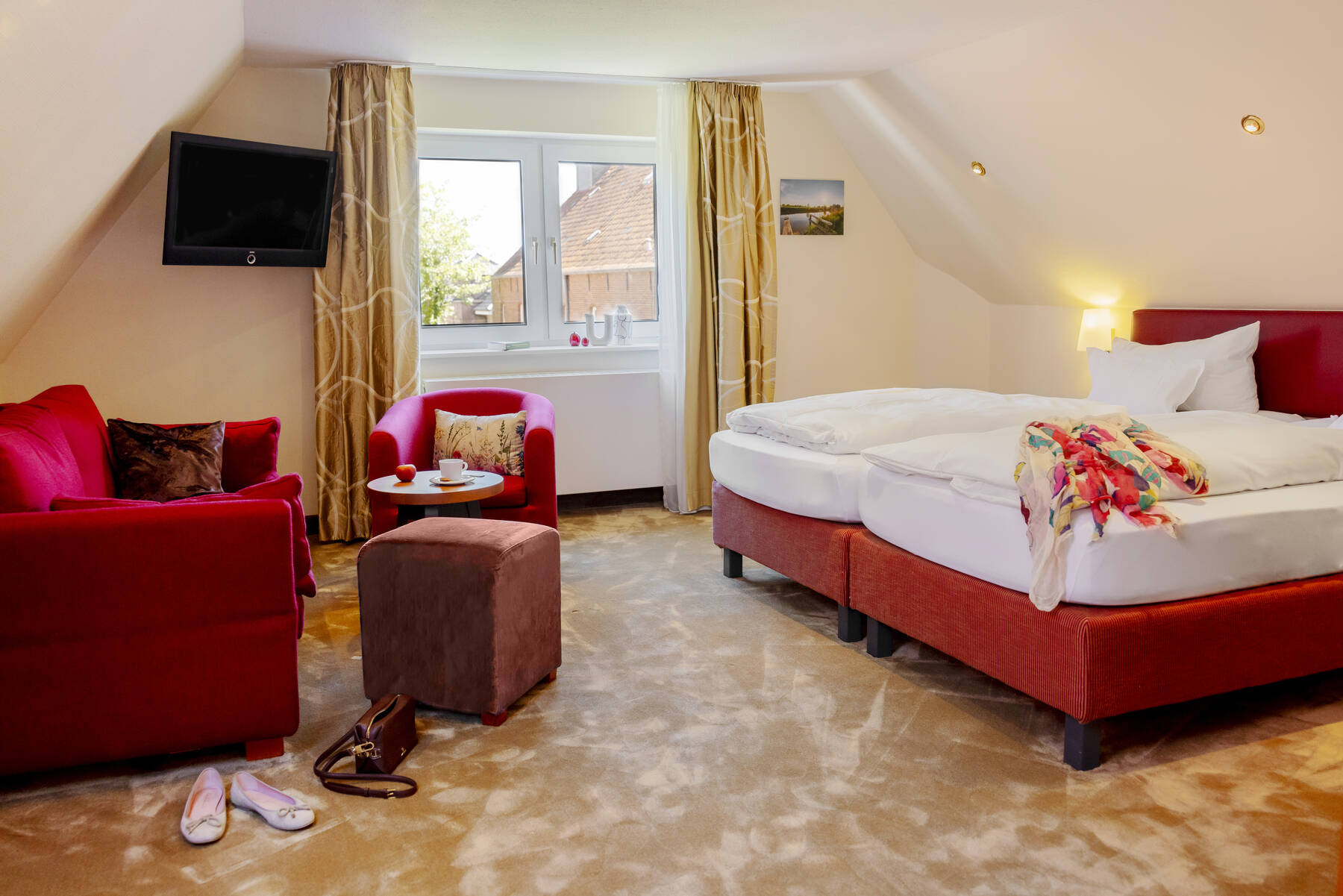 Superior-Zimmer cosy für den Urlaub im Boutiquehotel Tides in Norden