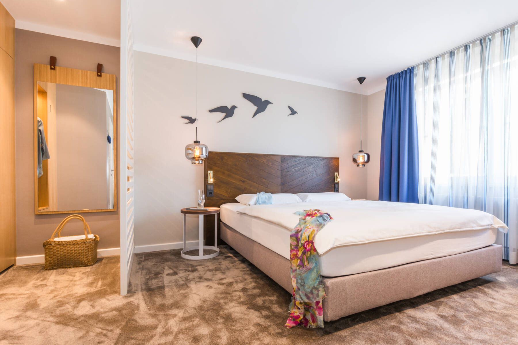 Komfort-Zimmer ocean im Boutiquehotel Tides in Norden an der Nordsee