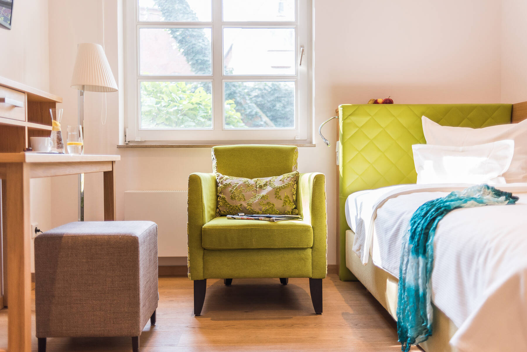 Economy-Einzelzimmer flora im Boutiquehotel Tides in Norden an der Nordsee